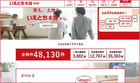 WEBシステムの画面例